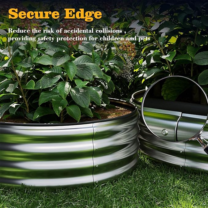 Galvanized Metal Planter Raised Garden Bed Kit - Image 6