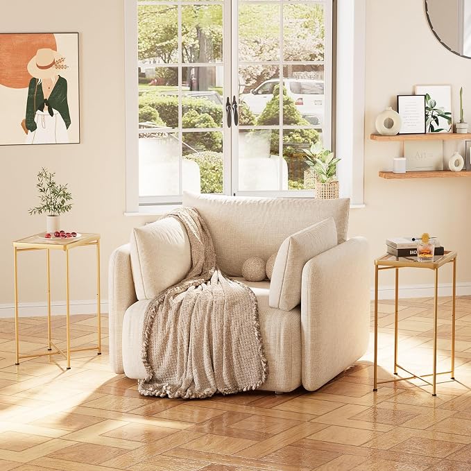 Garden 4 you Small Side Table, Glass End Table Set of 2, Mini Bedside Table - Image 2