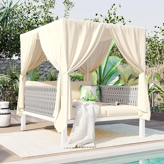 WILLIAMSPACE Outdoor Patio Daybed Sunbed - Image 2