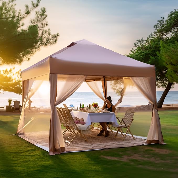 PHI VILLA 10 x 10 Pop Up Canopy Tent - Image 2