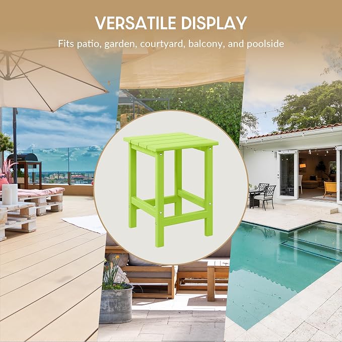 WestinTrends Malibu Square Outdoor Side Table - Image 8