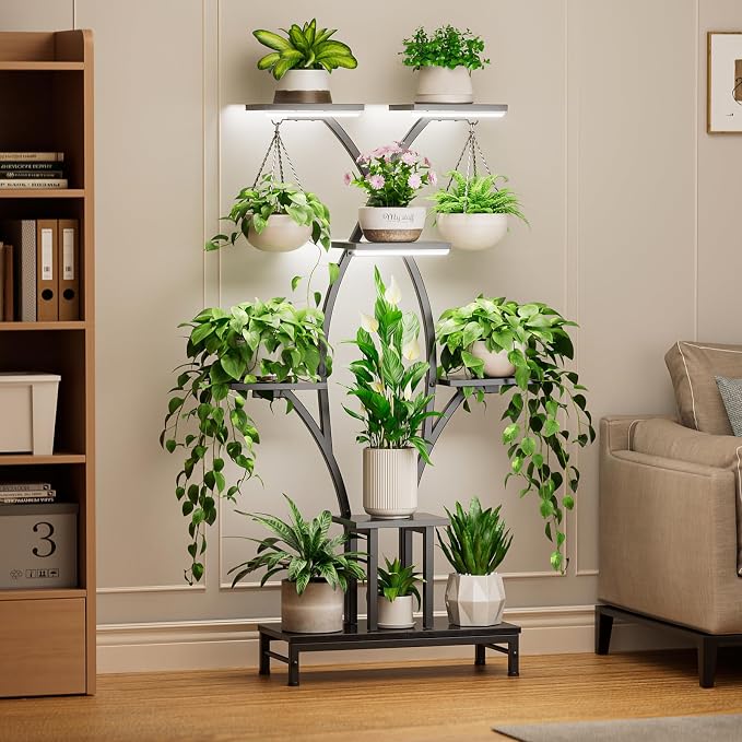 Plant Stand Indoor with Grow Lights - Image 6