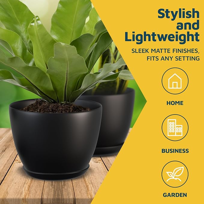 Lifemaster Plant Pots with Multi Drainage Holes - Image 3