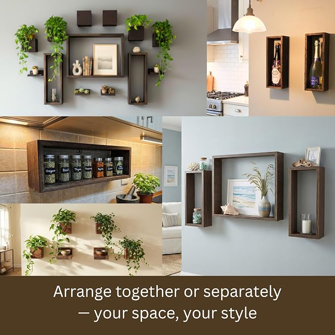 LaLaGreen Wall Planters for Indoor Plants Small Wall-Mounted Vertical Plant - Image 5