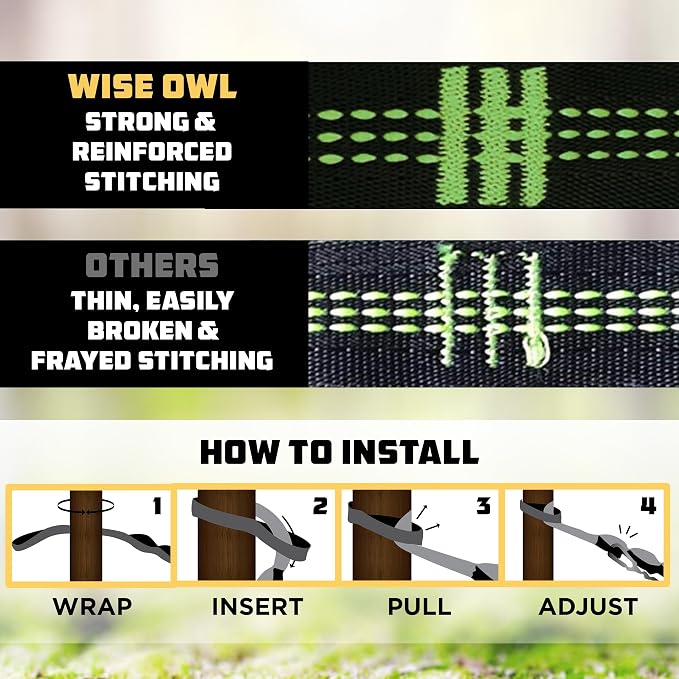 Wise Owl Outfitters Hammock Straps - Image 3