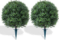 Artificial Boxwood Topiary Trees by FEELTHENEWWORLD