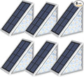 LED Solar Step Lights Waterproof Outdoor Stair Lights, Solar Deck Lights by AUDLES