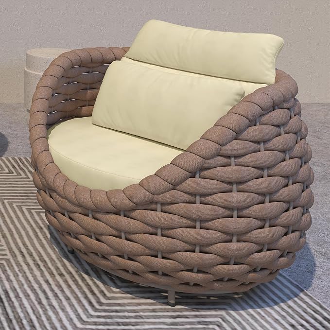 TWT All-Weather Textilene Rope Balcony Furniture - Image 8