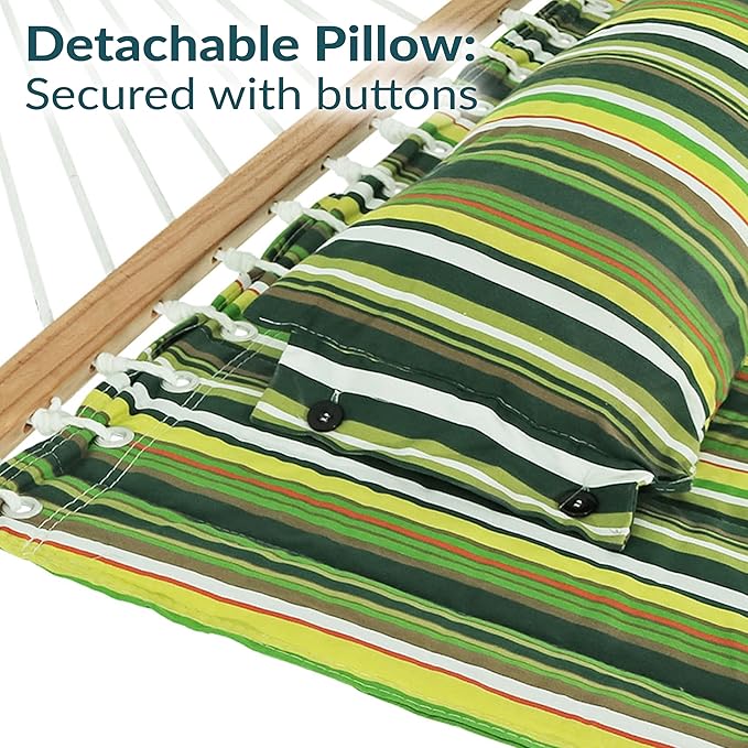 Sunnydaze Quilted Outdoor Hammock - Image 7