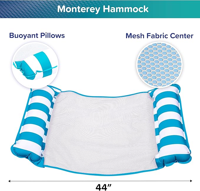 Aqua Original 4-in-1 Monterey Hammock Pool Float & Water Hammock – Multi-Purpose - Image 6
