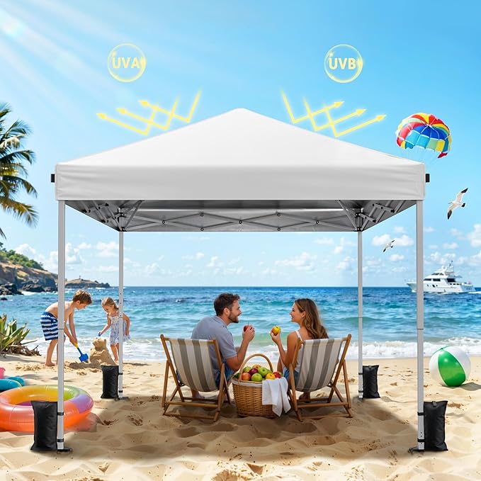 10x10 Pop Up Canopy Tent, Instant Setup Portable Canopy - Image 5