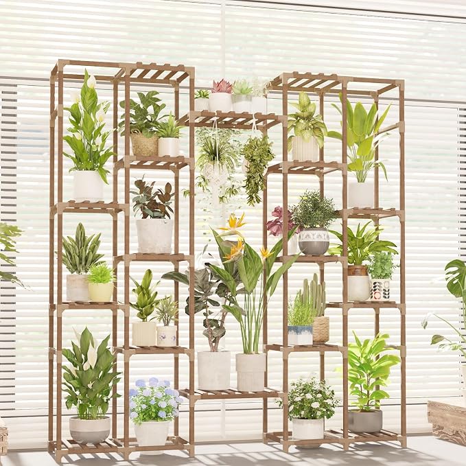 Plant Stand Indoor Tall Hanging Plant Shelf 16 Tiers Large Outdoor Plant Rack - Image 6