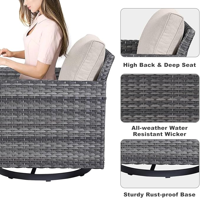 Belord Patio Sectional Furniture Set - Image 6
