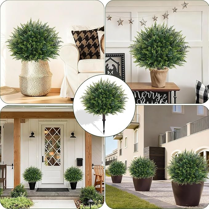 Waipfaru Artificial Plants Outdoor, UV-Resistant Fake Plants Fake Bushes - Image 7
