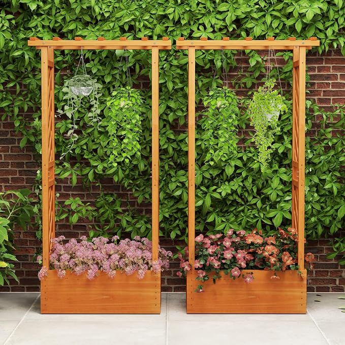 Giantex Set of 2 Raised Garden Bed - Image 2