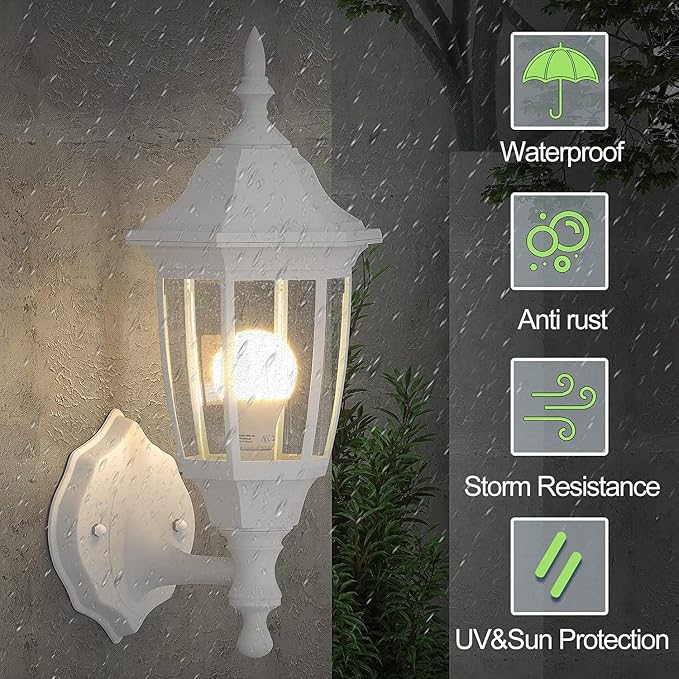 EMART Plastic Outdoor Wall Light Fixtures - Image 3