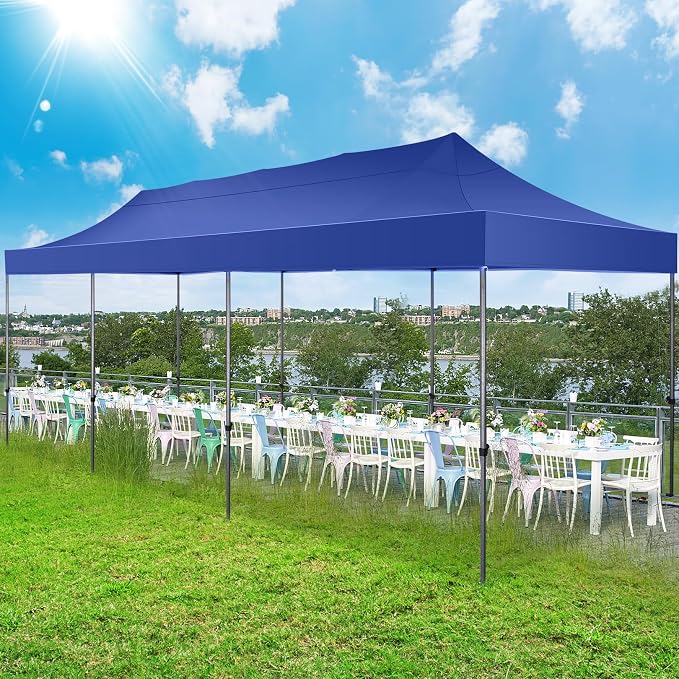 COBIZI 10x30 Pop up Canopy Tent 10x30 Canopy No Sidewall Waterproof Heavy Duty - Image 7
