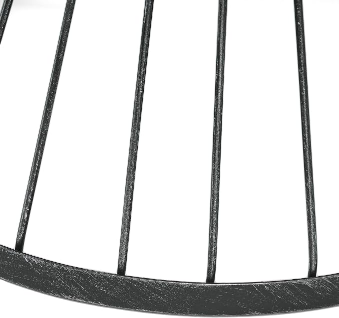 Christopher Knight Home Lassen Outdoor 16" Iron Side Table, Matte Black - Image 5