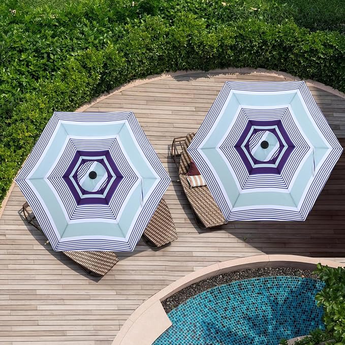 MASTERCANOPY Patio Umbrella 7.5 ft Replacement Canopy - Image 7