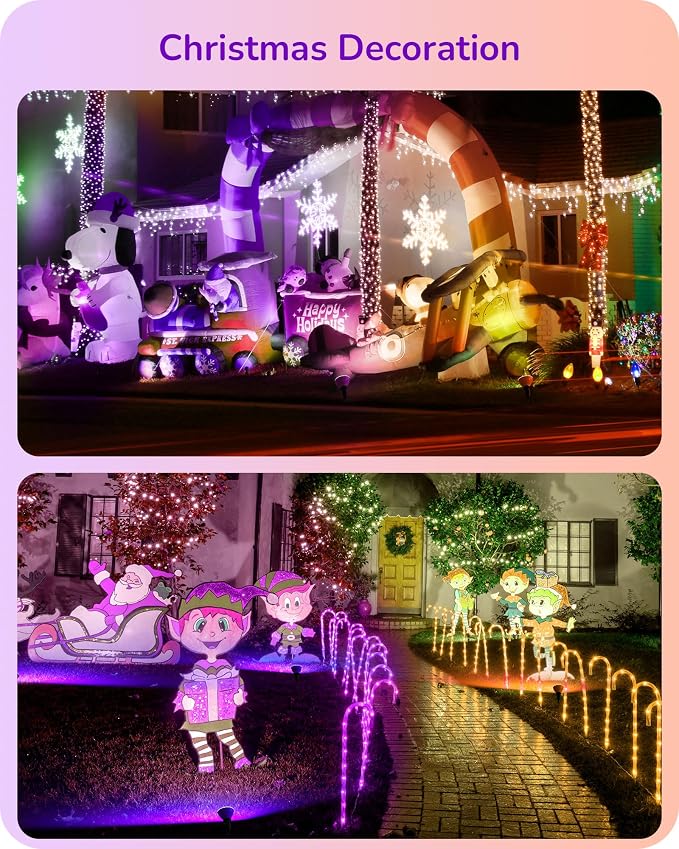 EDISHINE PAR38 Purple & Orange LED Flood Light Bulbs Outdoor, Dimmable LED - Image 2