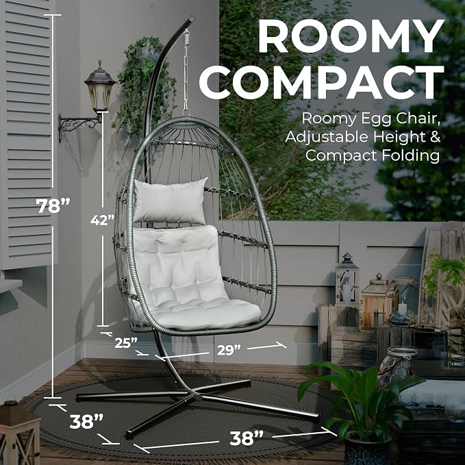 Econohome Hanging Egg Chair - Image 5