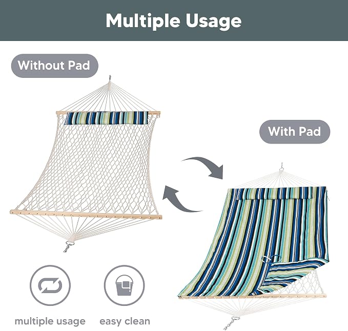 SUNCREAT Hammocks Outdoor Double Hammock - Image 3
