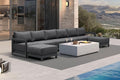 PURPLE LEAF Patio Furniture Set U-Shaped Outdoor Couch by Unknown