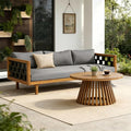 Christopher Knight Home Rosie Patio Sofa and Coffee Table Set, 2 Piece Outdoor by ChristopherKnightHome