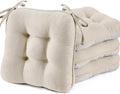 BETU Chair Cushions for Dining Chairs Set of 4, 3.5" Thick Kitchen Table Chair by BETU