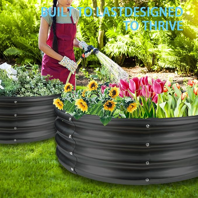 36-Inch Round Galvanized Steel Fire Ring/Fir Pit - Image 7