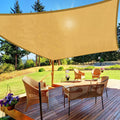 HappyTrends Sun Shade Sail, Tear and Rust Resistant Patio sail Shade by HappyTrends
