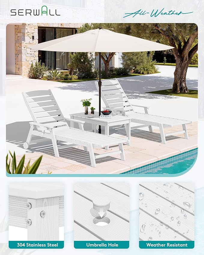 SERWALL Outdoor Coffee Table - Image 5