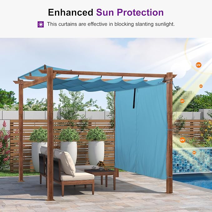 PURPLE LEAF 10' x 10' Pergola - Image 3