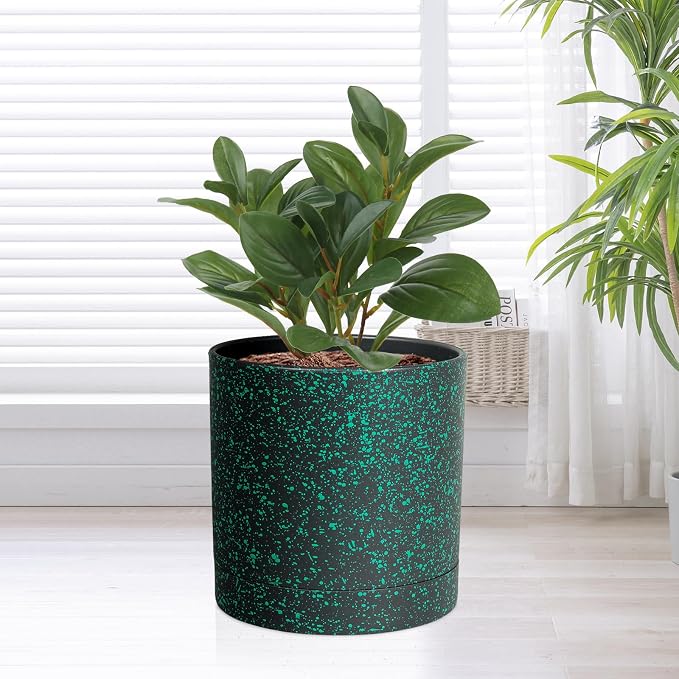 7/6.5/6/5/4 inch Plant Pots, 5 Pack Cylinder Flower Pots - Image 6