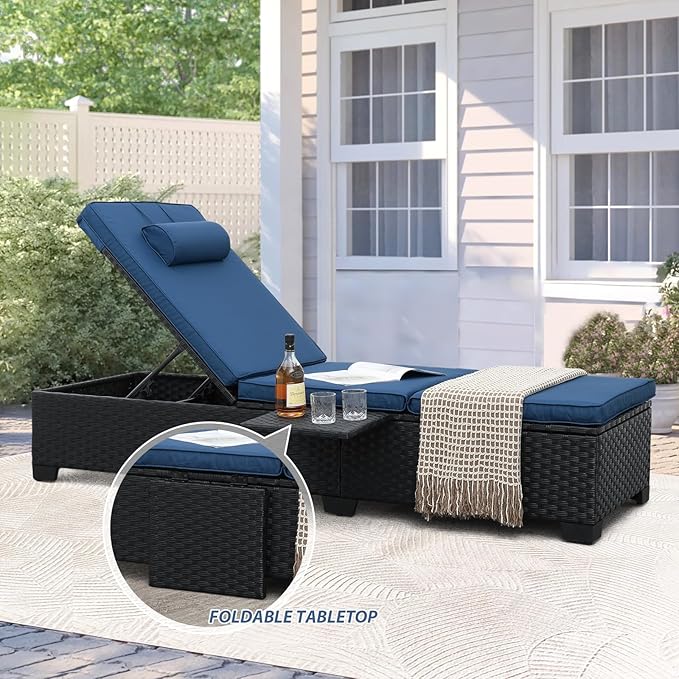 WAROOM Outdoor Chaise Lounge Chairs - Image 4