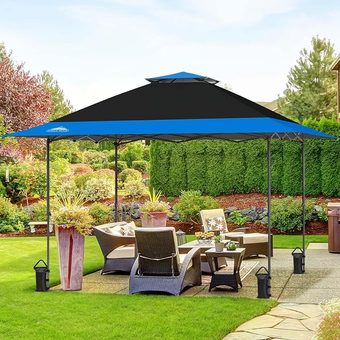 EAGLE PEAK 13x13 Straight Leg Pop Up Canopy Tent Instant Outdoor Canopy Easy - Image 5