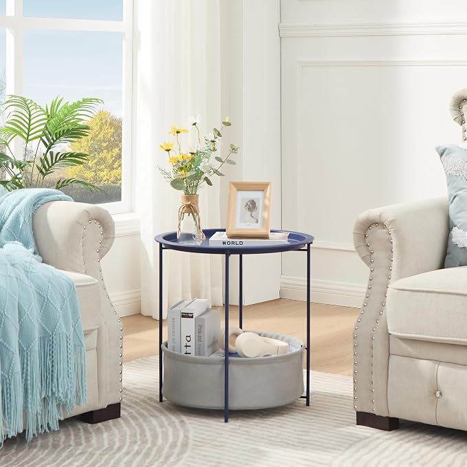 VECELO Round Side/End Table - Image 4