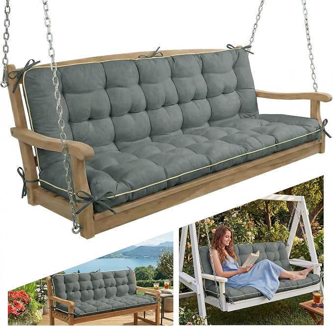 AS AWESLING 60×40 INCH Oxford Fabric Swing Cushions by ASAWESLING