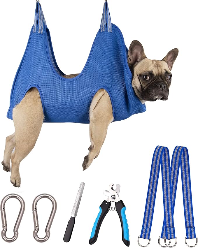 10 in 1 Pet Grooming Hammock Harness by Kkiimatt