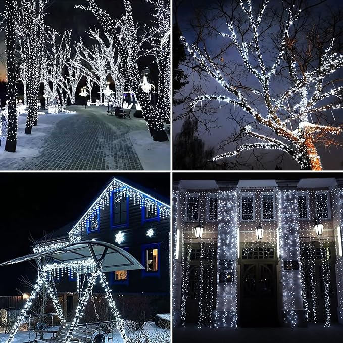 Dailyart Solar String Lights Outdoor, 2 Pack 240 Led Solar Fairy Lights - Image 5