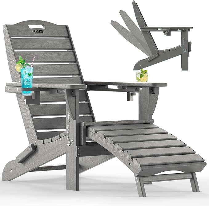 Ciokea Folding Adirondack Chair by CIOKEA