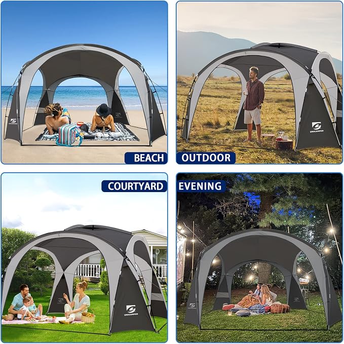 Beach Tent 12 X 12ft Large UPF50+ Pop Up Canopy - Image 6