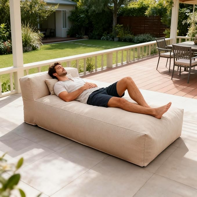 Outdoor Bean Bed Chair Sun Lounger, Outdoor Couch Sofa - Image 6