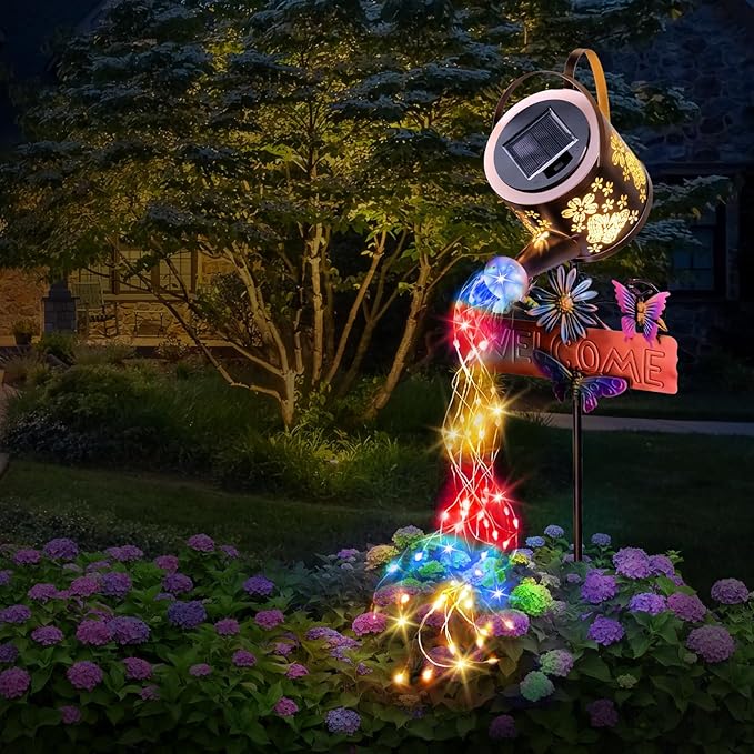 Solar Watering Can Light, Solar Lights Outdoor Decor, Garden Decor Lights by Unknown