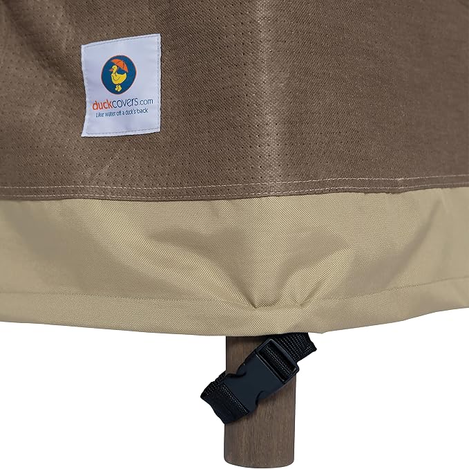 DUCKCOVERS Elegant Waterproof 68 Inch Patio Loveseat Cover, Patio Furniture - Image 3
