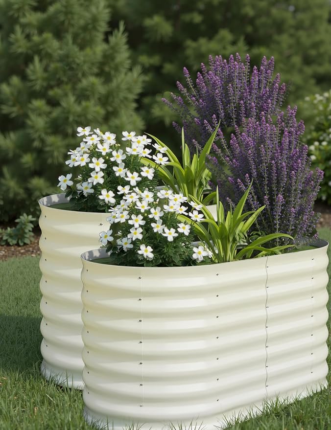2 Pcs Raised Garden Beds Outdoor 4x2x2 ft - Image 8