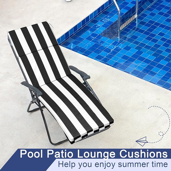 1 Pcs Indoor Outdoor Chaise Lounge Cushions Sponge Bench Outdoor Furniture - Image 7