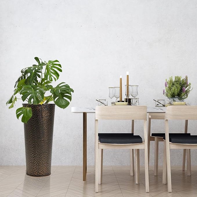Worth 2 Pack 25" Tall Narrow Metal Planter - Image 4