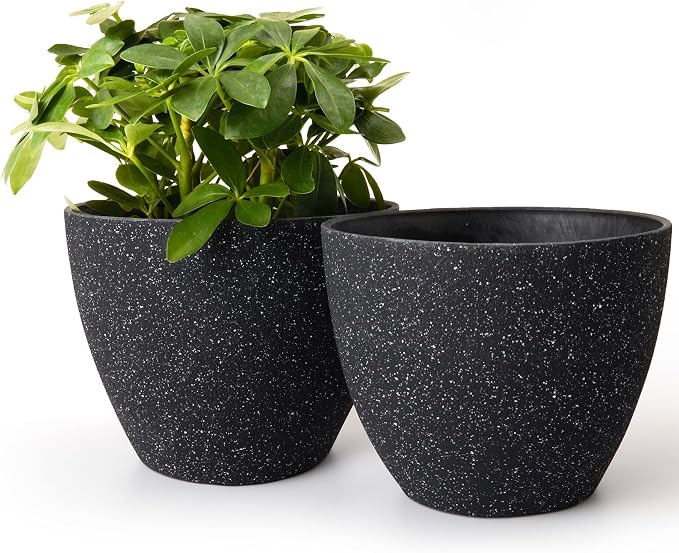 LA JOLIE MUSE Flower Pots Outdoor Garden Planters, Indoor Plant Pots by LaJol%C3%ADeMuse