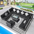 BULEXYARD 11 Piece High Back Patio Furniture Set by BULEXYARDFURNITURE